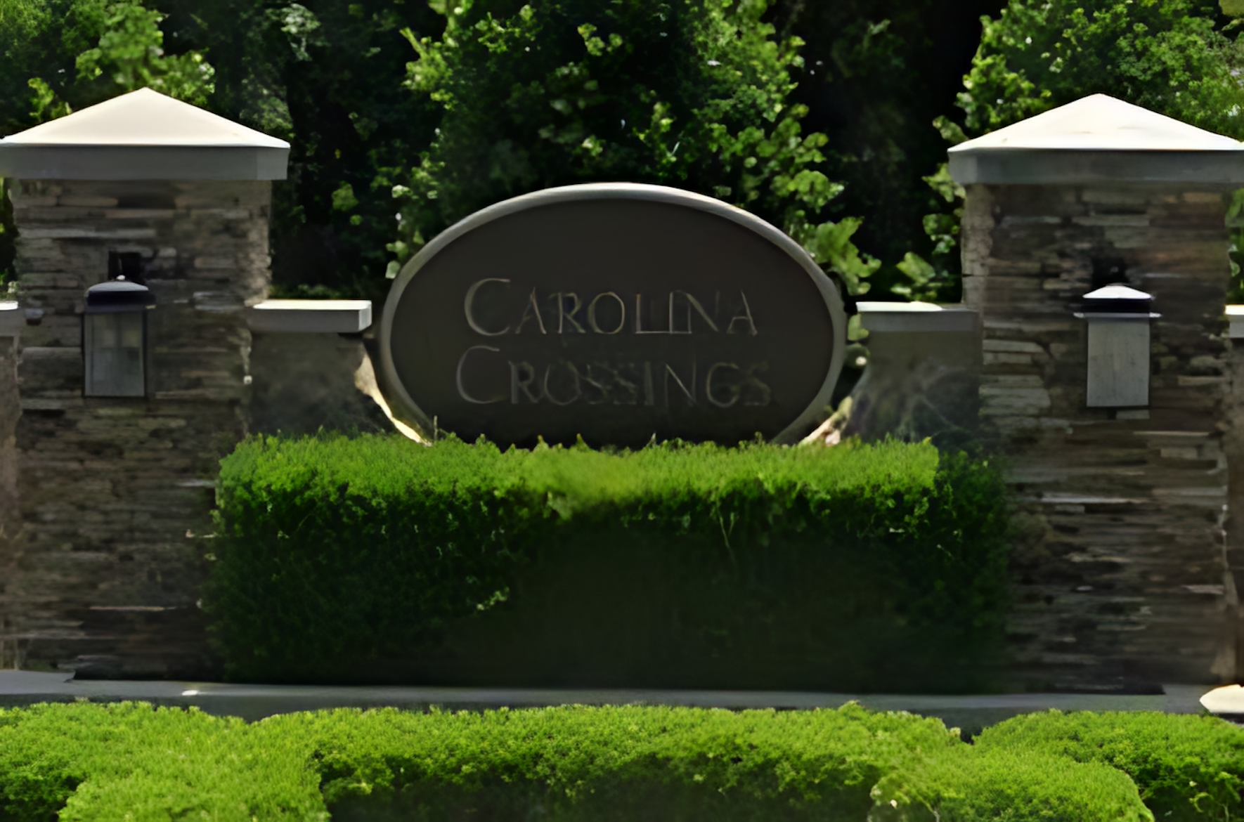 Carolina Crossings neighborhood in Apex, NC