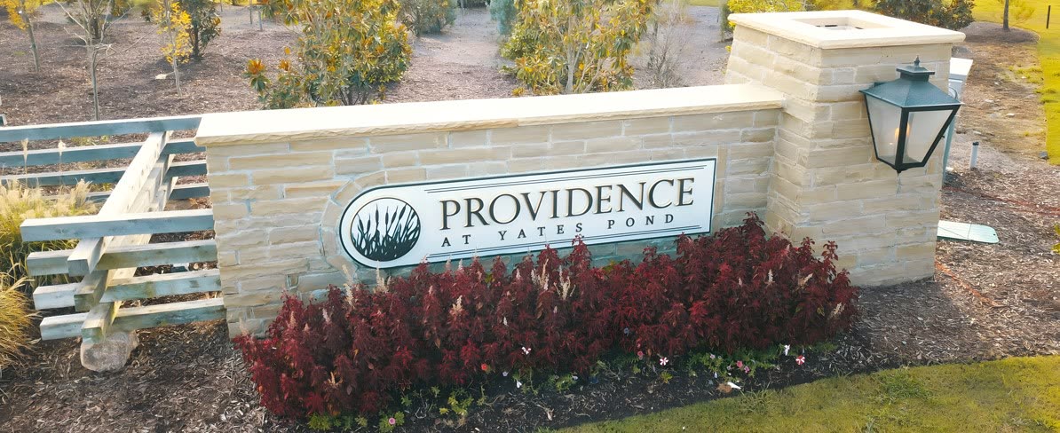 Providence at Yates Pond neighborhood in Apex, NC