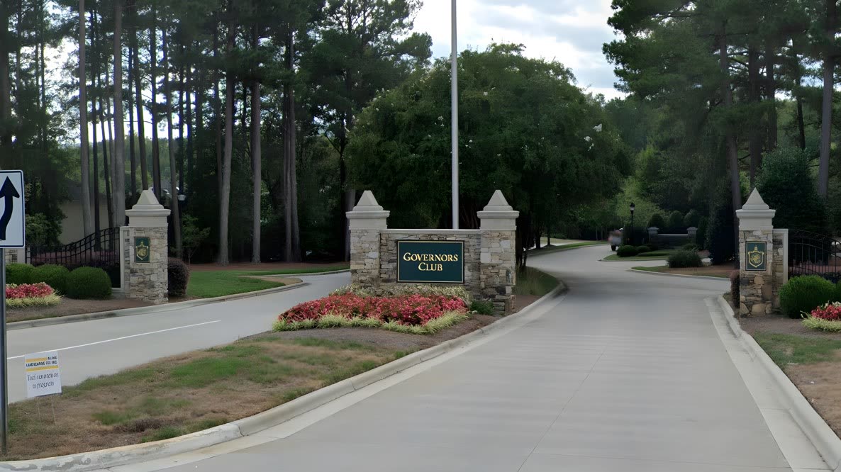 Governors Club neighborhood in Chapel Hill, NC