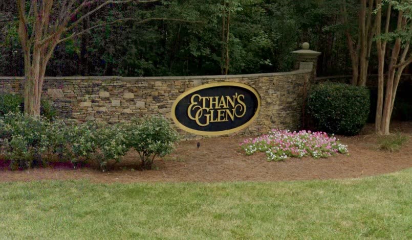 The Gates at Ethans Glen neighborhood in Raleigh, NC