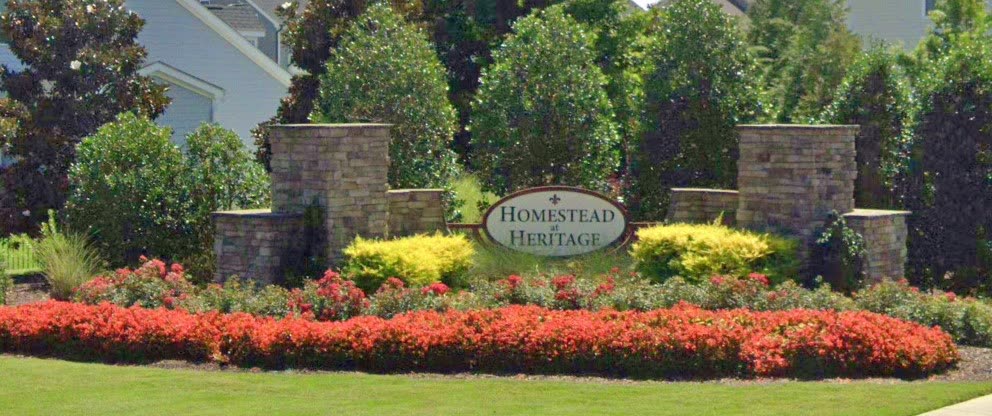 The Homestead at Heritage neighborhood in Wake Forest, NC