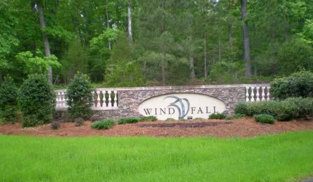 Windfall Creek neighborhood in Chapel Hill, NC